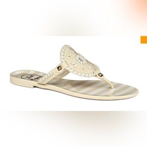 Jack Rogers Georgica Jelly Thong Sandals Size 9
